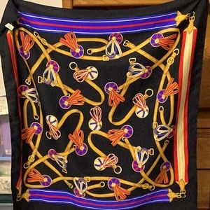 Made in Italy Lightweight Colorful Large Square Scarf no brand
